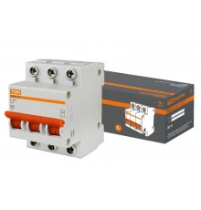 Выключатель автоматический трехполюсный ВА47-63 20А C 4,5кА  SQ0218-0020  TDM