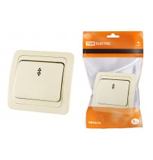 Переключатель на 2 направления 1-кл. 10А сл.кость "Валдай"  SQ1804-0103  TDM