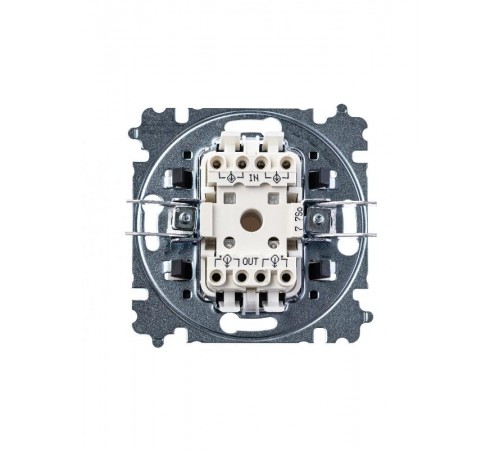 ABB Levit Белый / ледяной Переключатель перекрёстный 1-кл.  3559H-A07445 01W  2CHH590745A6001  ABB