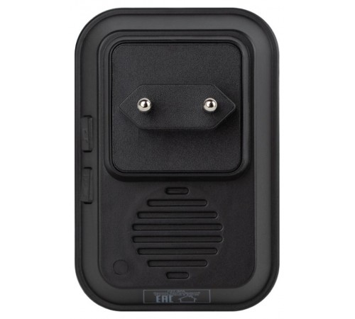 Звонок дверной С97 беспроводной, от сети, черный, 60 мелодий  Б0054086  ЭРА