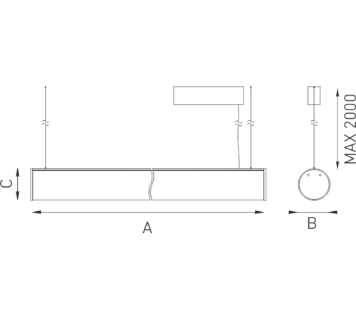 Светильник светодиодный ДСО T120 1150 LED 20Вт 3000K IP20 (19W) 1-10V   1250000200  Световые Технологии