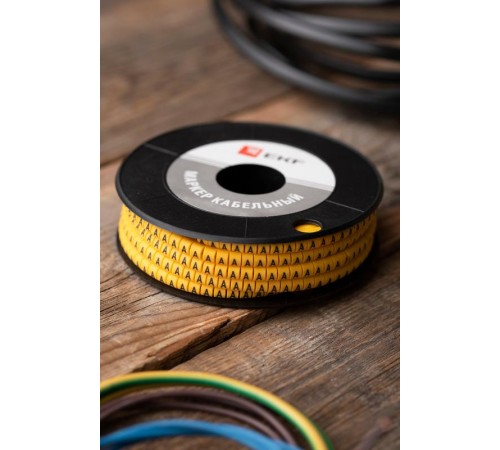 Маркер-кабельный 4,0кв.мм "A" (500шт.) (ЕС-2) EKF PROxima  plc-KM-4-A  EKF