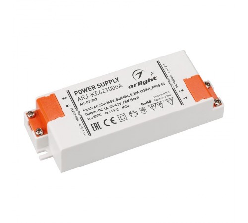 Блок питания ARJ-KE421000A (42W, 1000mA, PFC)  027587  Arlight