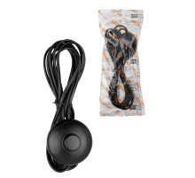 Шнур для БРА с ножным выключателем ШВВП 2х0,5 мм2 3,5 м черный  SQ1305-1062  TDM