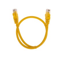 Патч-корд U/UTP CAT 6, RJ45-RJ45, 26AWG, LSZH, желтый, 0.5м REXANT  02-0295-05  REXANT