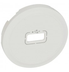 Celiane Белый Накладка Розетки USB 1-ой  068253  Legrand
