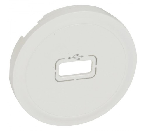 Celiane Белый Накладка Розетки USB 1-ой  068253  Legrand