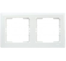 РГ-2-ББ Рамка 2 мест. гориз. BOLERO белый  EMB20-K01  IEK