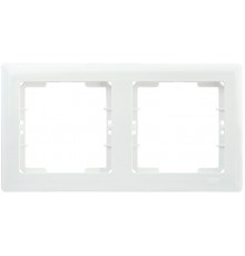 РГ-2-ББ Рамка 2 мест. гориз. BOLERO белый  EMB20-K01  IEK