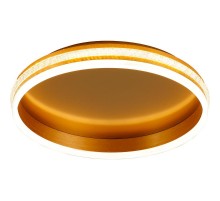 Светильник светодиодный управляемый с пультом 80W, Max. 4800Lum, 3000К-6500K, IP20, золото AL5880 SHINNING RING  41694  FERON