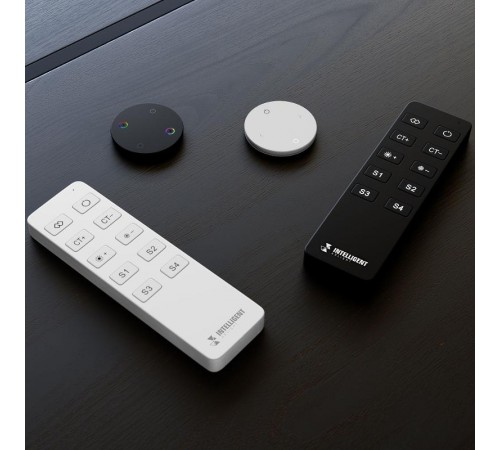 INTELLIGENT ARLIGHT Пульт SMART-801-22-4G-4SC-SH Black (3V, Magnet, 2.4G) (IARL, IP20 Пластик, 5 лет)  046481  Arlight