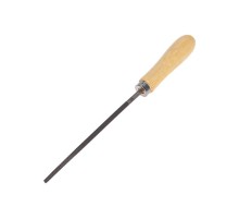 Напильник круглый 150 мм, деревянная ручка  KR-12-4123  Kranz