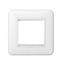 Simon Connect Комплект рамка+суппорт на 1 механизм К45, настен.миниблок, белый  KR245-9  Simon