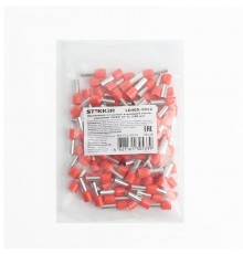 Наконечник штыревой втулочный изолированный НШВИ 10-12 (упаковка 100 шт), LD405-1012  39438  STEKKER