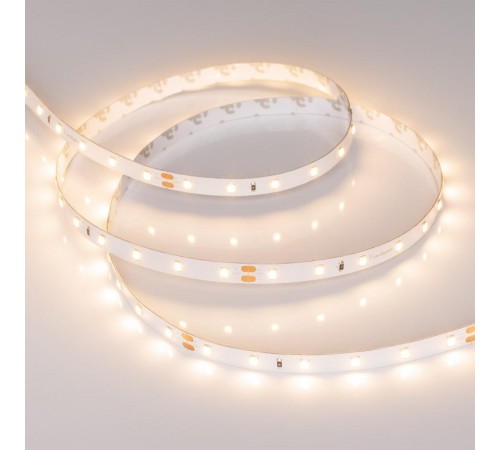 Лента светодиодная RT-A60-8mm 24V Warm3000 (4.8 W/m, IP20, 2835, 5m) (arlight, Открытый)  024110(2)  Arlight