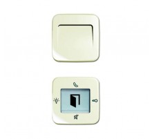 Центральная накладка, Reflex SI, цвет белый (рамка см. прайс лист ЭУИ BJE)  8300-0-0222   2CKA008300A0222  ABB