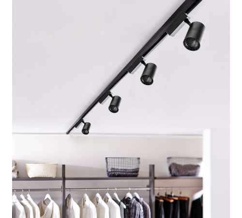 Светильник светодиодный трековый однофазный PTR 1325 25w 4000K 24° BL (чёрный) IP40  5022034  Jazzway