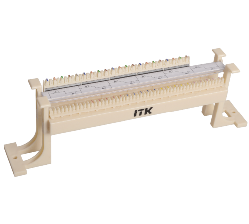 Кросс-панель на кронштейне 100-парная 110 т.  CP100-110-1  ITK