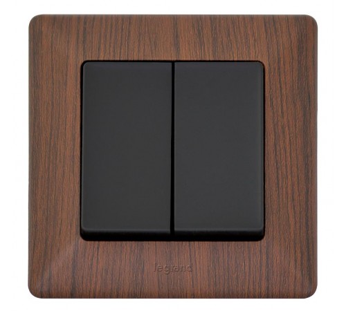 Valena LIFE Темное дерево Рамка 1-ая  754171  Legrand