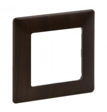 Valena LIFE Темное дерево Рамка 1-ая  754171  Legrand