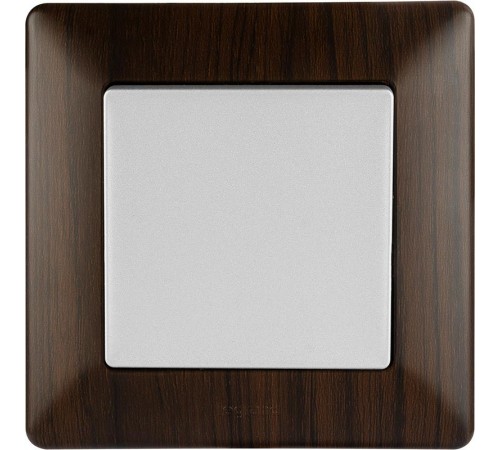 Valena LIFE Темное дерево Рамка 1-ая  754171  Legrand