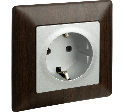 Valena LIFE Темное дерево Рамка 1-ая  754171  Legrand