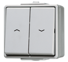 Выключатель  для управления жалюзи 639VW Jung