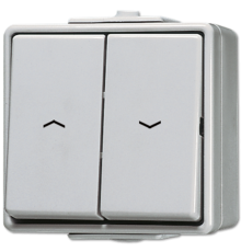 Выключатель  для управления жалюзи 639VW Jung