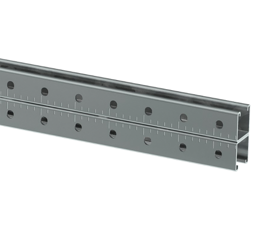 STRUT-профиль перфорированный двойной 41х41х400-2,0 EZ  CLM50D-PSD-41-41-04-2  IEK