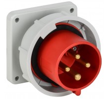 Вилка встраиваемая ССИ-3242 32А-6ч 380В 3P+PE IP67  PSR32-032-4-0-67  IEK