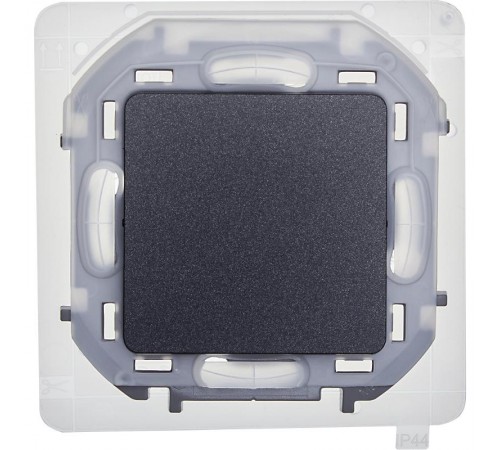 Inspiria Антрацит Переключатель проходной 1-клавишный С/У без рамки IP44  673673  Legrand