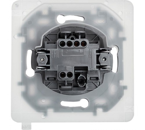 Inspiria Антрацит Переключатель проходной 1-клавишный С/У без рамки IP44  673673  Legrand