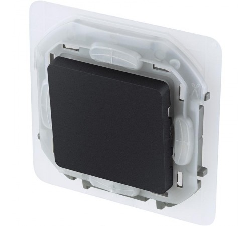 Inspiria Антрацит Переключатель проходной 1-клавишный С/У без рамки IP44  673673  Legrand