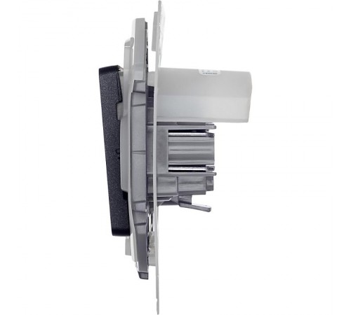 Inspiria Антрацит Переключатель проходной 1-клавишный С/У без рамки IP44  673673  Legrand