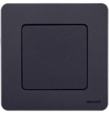 Inspiria Антрацит Переключатель проходной 1-клавишный С/У без рамки IP44  673673  Legrand