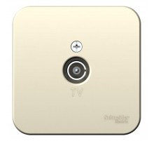 Blanca Молочный О/У с изолирующей пластиной Розетка TV  BLNTA000012  SE