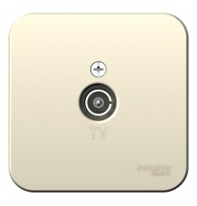Blanca Молочный О/У с изолирующей пластиной Розетка TV  BLNTA000012  SE