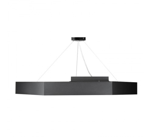 Светильник светодиодный Geometria Hexagon SPO-123-B-40K-045 45Вт 4000К 2500Лм IP40 600*600*80 черный подвесной  Б0050555  ЭРА