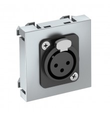 Мультимедийная рамка XLR Modul45 (серебристый) (MTG-X3F L AL1)  6105216  OBO Bettermann