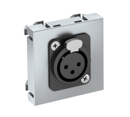 Мультимедийная рамка XLR Modul45 (серебристый) (MTG-X3F L AL1)  6105216  OBO Bettermann