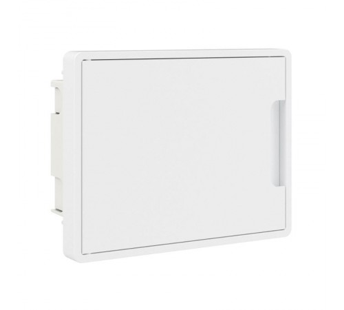 Щиток 8 мод встраиваемый  FRAME, белый, с белой дверцей, с 2 шинами PEN  на 6 и 8 отв.  F08B1WW  DKC