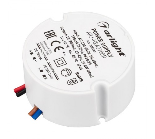 Блок питания ARJ-KE42700R (29W, 700mA, PFC)  028193  Arlight