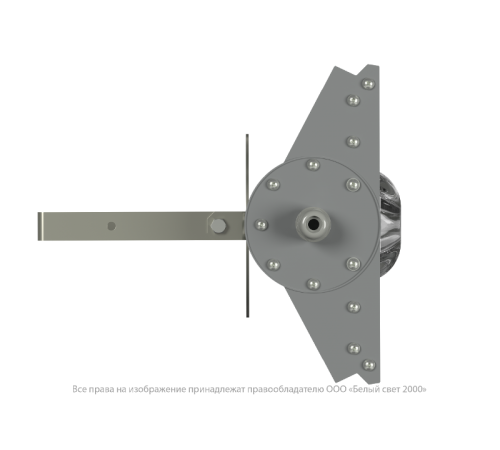 Световой указатель аварийного освещения светодиодный BS-ATRIX-10-L1-BZ 31Вт централизованный скоба IP65  a15192  Белый свет