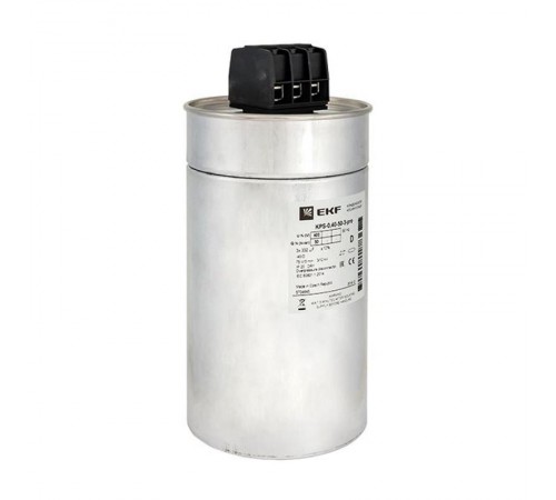 Конденсатор косинусный КПС-0,4-50-3 EKF PRO   kps-0,4-50-3-pro   EKF