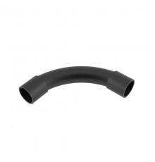 Поворот на 90 град. труба-труба, IP40, д.20мм, черный  50420B  DKC