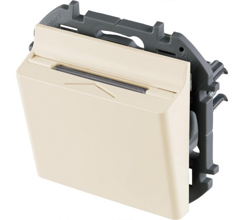 Inspiria Слоновая кость Выключатель карточный для гостиничных номеров С/У без рамки  673801  Legrand