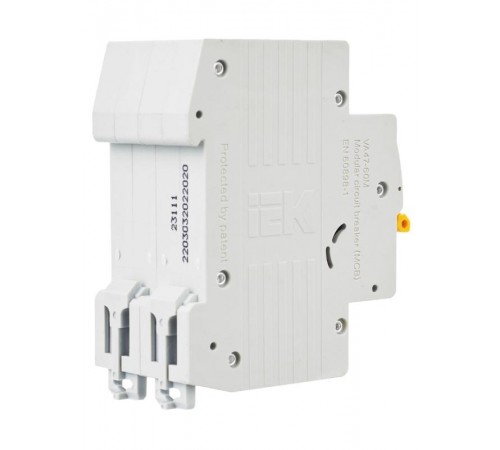 Выключатель автоматический двухполюсный ВА47-60M 2Р 20А 6кА С KARAT  MVA31-2-020-C  IEK