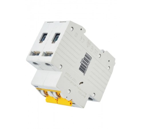 Выключатель автоматический двухполюсный ВА47-60M 2Р 20А 6кА С KARAT  MVA31-2-020-C  IEK