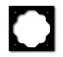 Рамка 1-постовая, серия impuls, цвет чёрный бархат  1754-0-4424   2CKA001754A4424  ABB