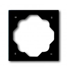 Рамка 1-постовая, серия impuls, цвет чёрный бархат  1754-0-4424   2CKA001754A4424  ABB